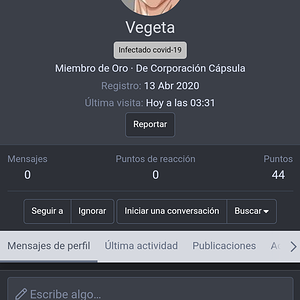 Vegeta reset